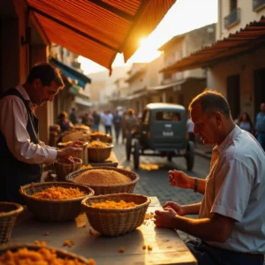 El despunte de la economía de Castilla y León debe servir de acicate y de impulso Mercado de Castilla y León al atardecer: agricultores y emprendedores intercambian productos tradicionales y negocios...