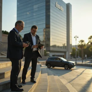 Presidente de Extremadura celebra aprobación de presupuesto récord y reducción del IRPF al 15% con documentos y mural...