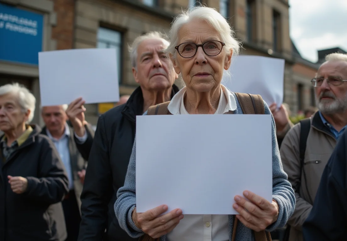 Personas mayores frente a oficina de Seguridad Social, paga extra Navidad 2026, pensiones, revalorización